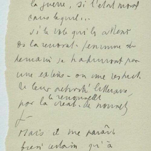 Réflexions de Léon Blum sur la littérature féminine.