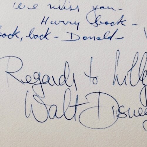 Un mot d'adieu de Walt Disney