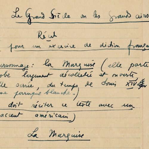 Les exercices de diction d'Eugène Ionesco
