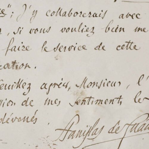 Stanislas de Guaïta accepte une collaboration