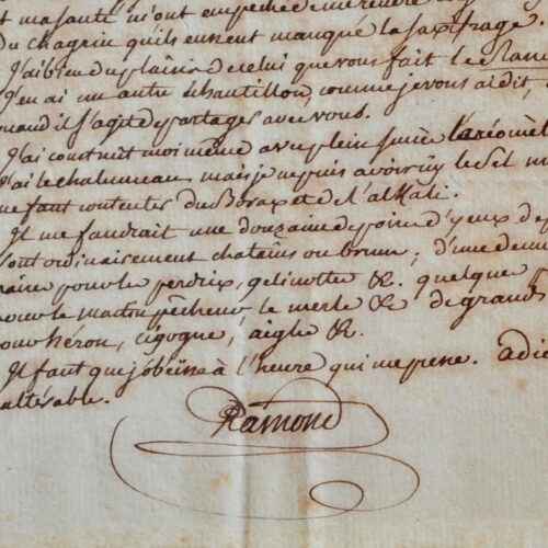 Passionnante lettre du pyrénéiste Ramond de Carbonnières