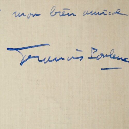 Poulenc : "Écrire, ce n'est pas mon métier"