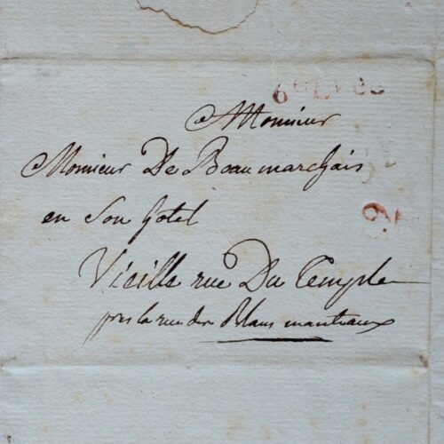 Sedaine se confie à son ami Beaumarchais