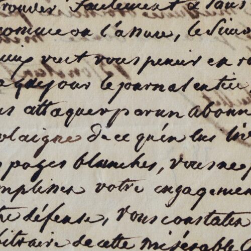 Benjamin Constant élabore une stratégie contre la censure