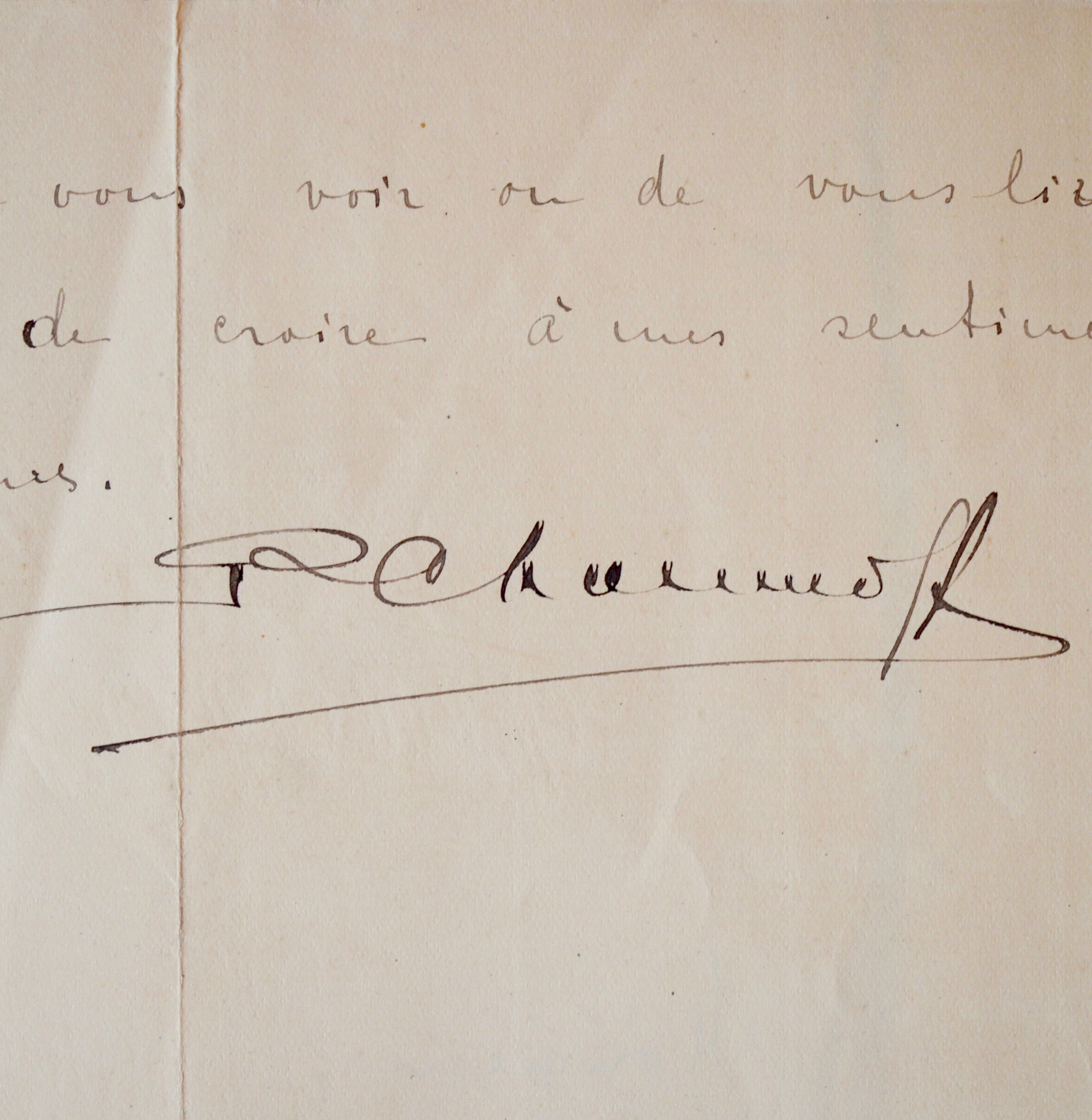 Correspondance du photographe Pierre Choumoff