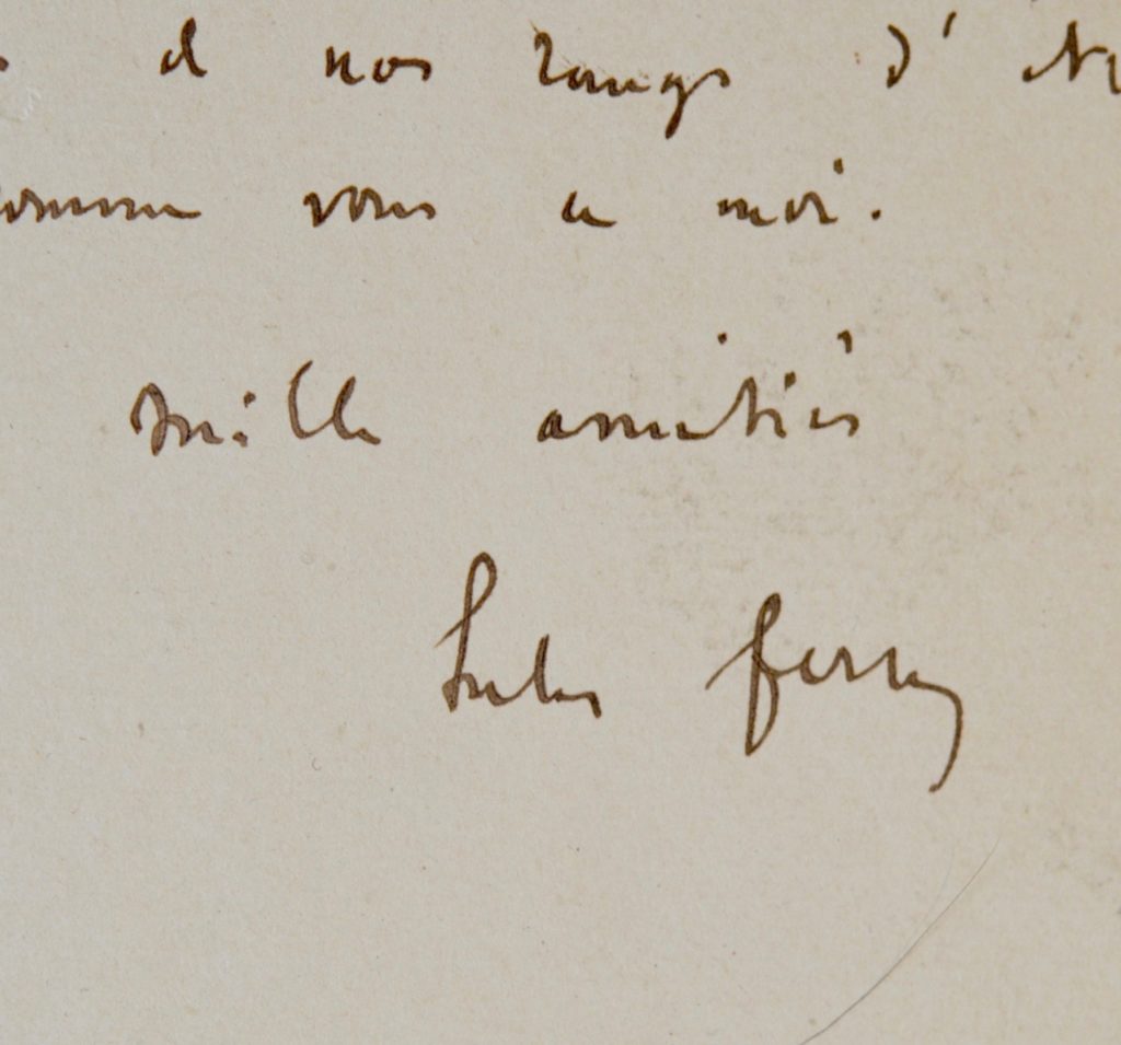 Proche De Jules Ferry En 3 Lettres
