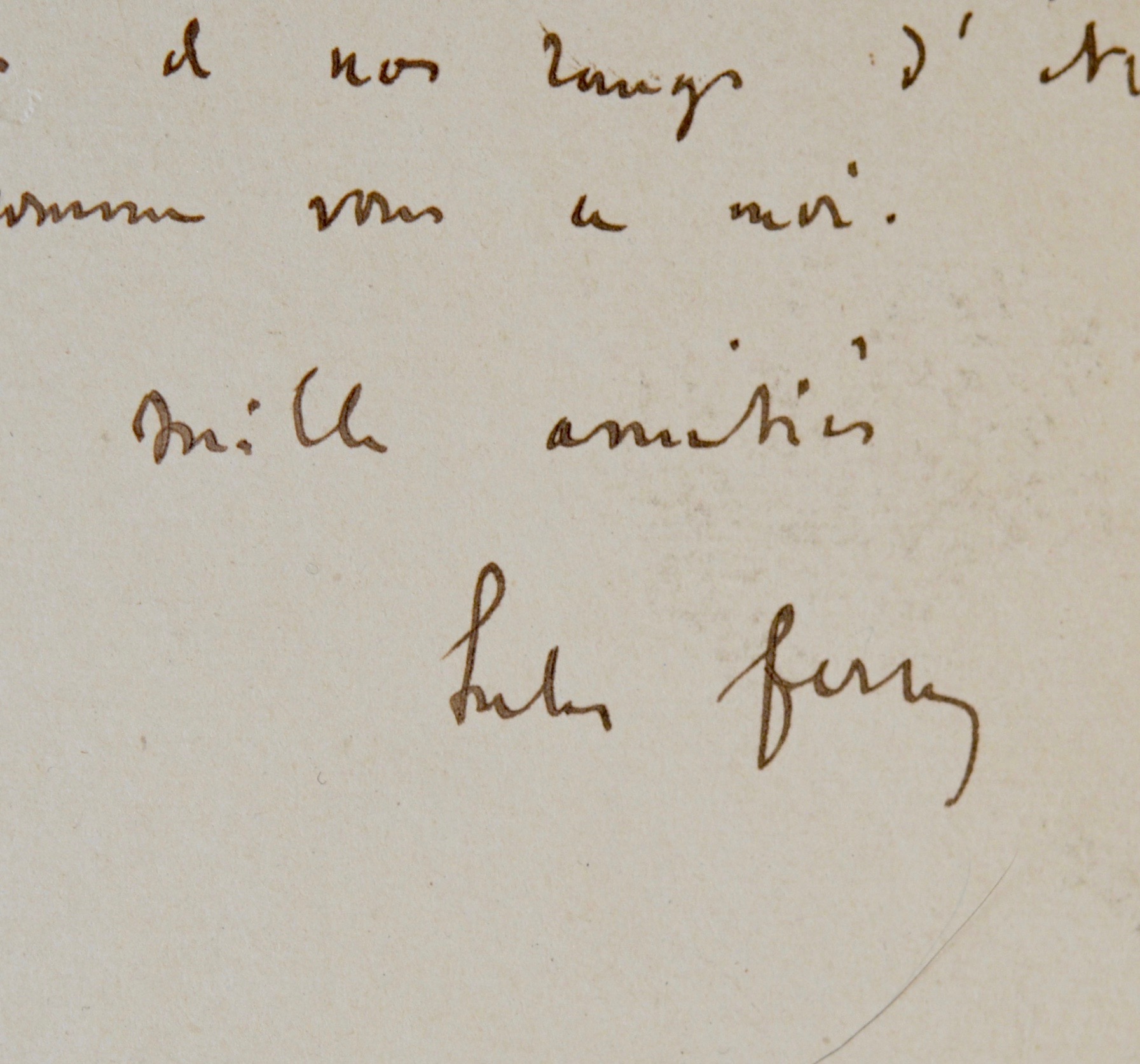 Jules Ferry satisfait du résultat des élections dans les Vosges