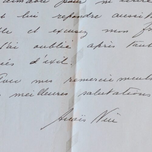Anaïs Nin confie la traduction de deux ouvrages à A.V. Aelberts