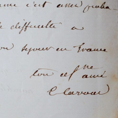 Cavour ne veut pas déplaire à l'Empereur Napoléon III
