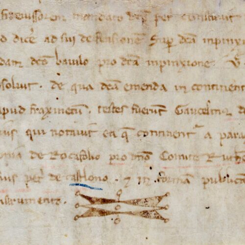 Jugement pour coups et blessures, daté de 1260