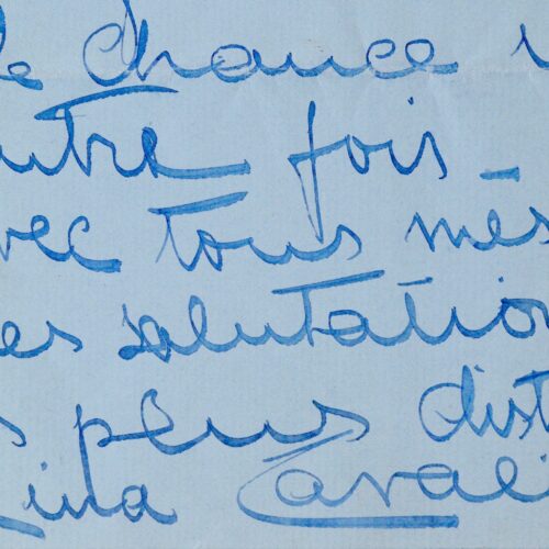 Courrier de la très belle Lina Cavalieri