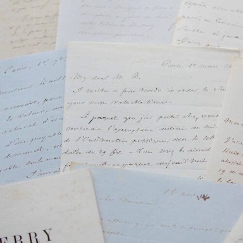 Correspondance de Guerry, père des sciences sociales, avec son éditeur