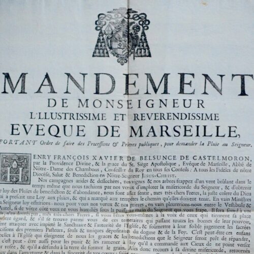 1716 : année de grande sécheresse