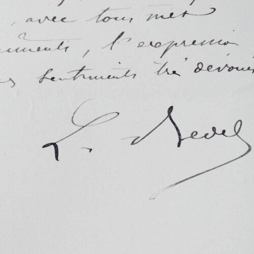 Correspondance de l'entomologiste Bedel