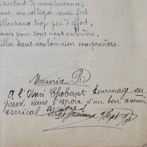 Fantasques courriers de l'entomologiste Maurice Pic