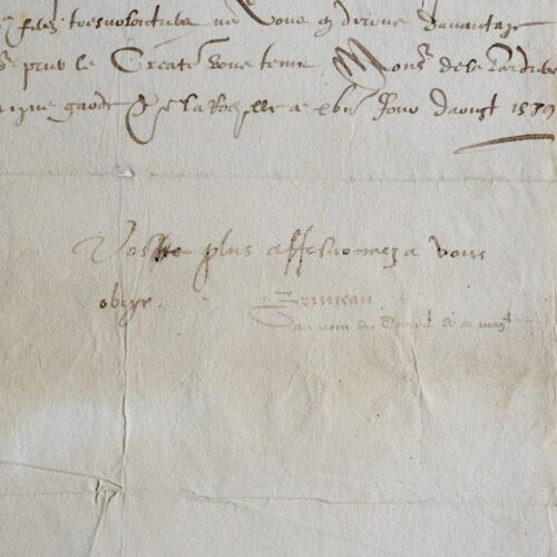 De La Rochelle, Henri IV ordonne à ses troupes de se tenir prêtes