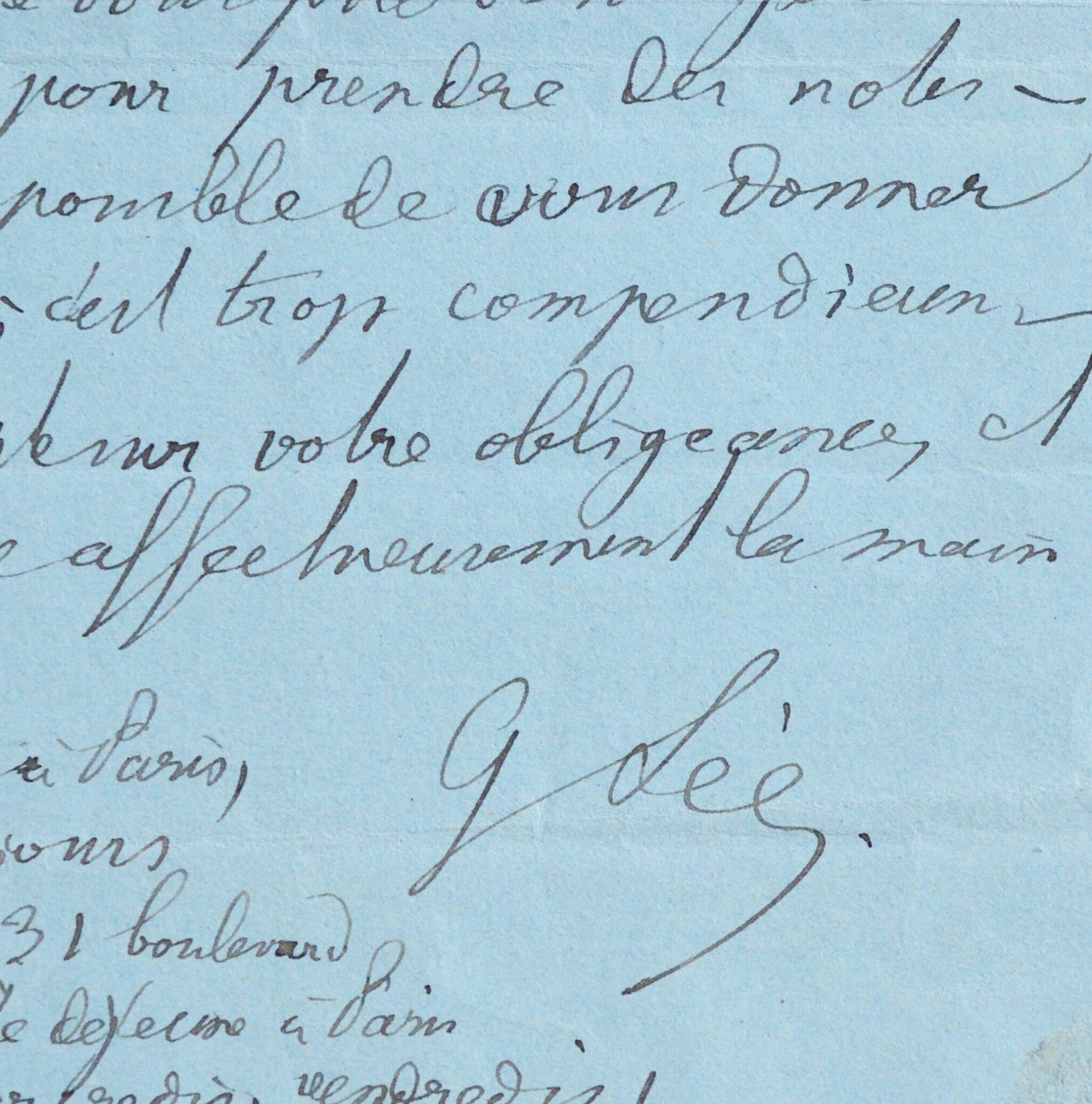 Lettres, cartes et ordonnance de Germain Sée