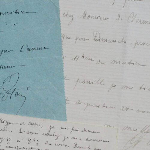 Lettres du cardiologue Carl Pierre Édouard Potain