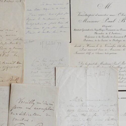 Correspondance de Paul Bert