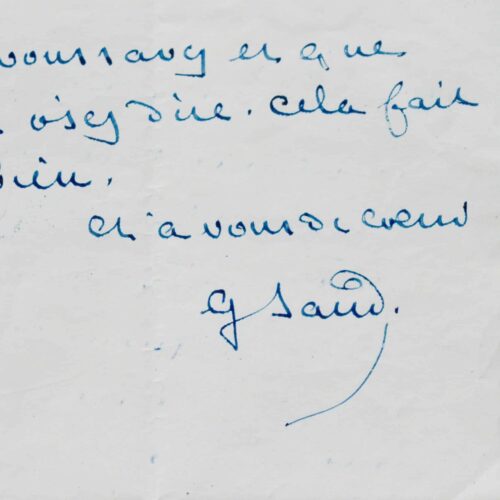 "votre préface est un chef d’œuvre" Sand à Augier