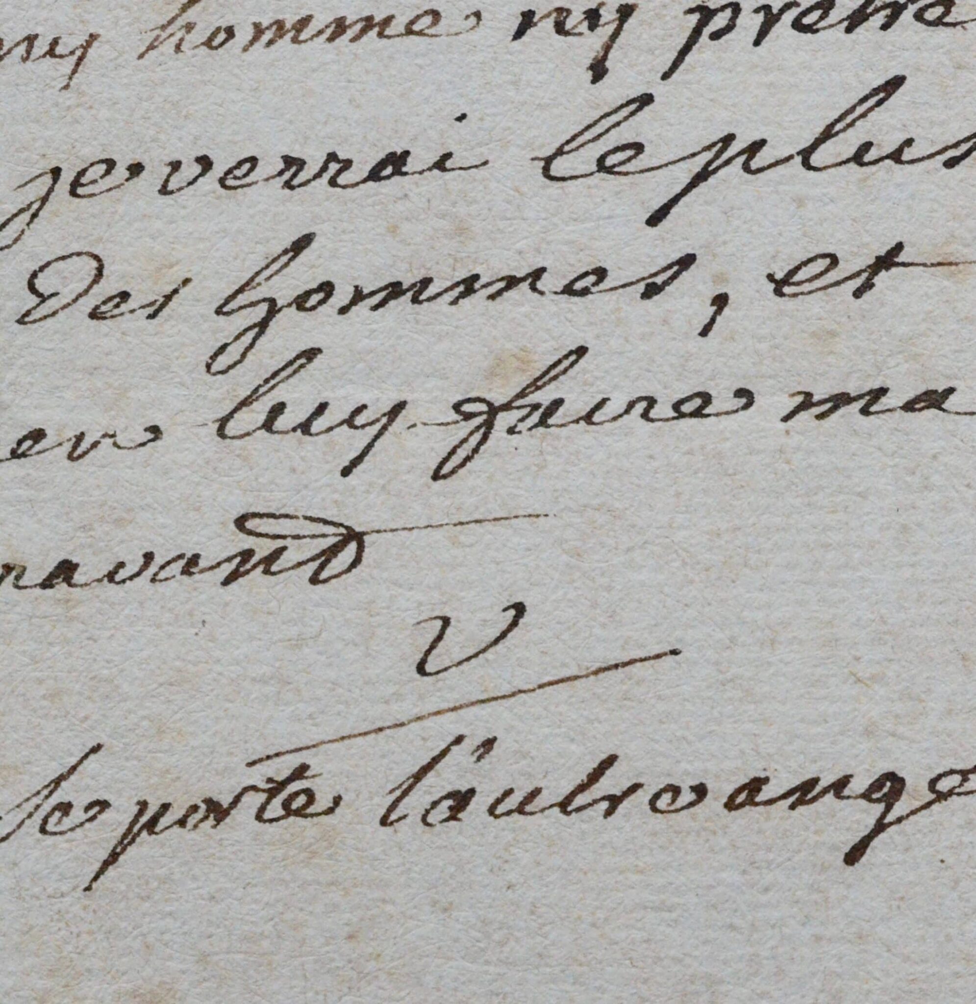 Amusant et affectueux billet de Voltaire à d’Argental