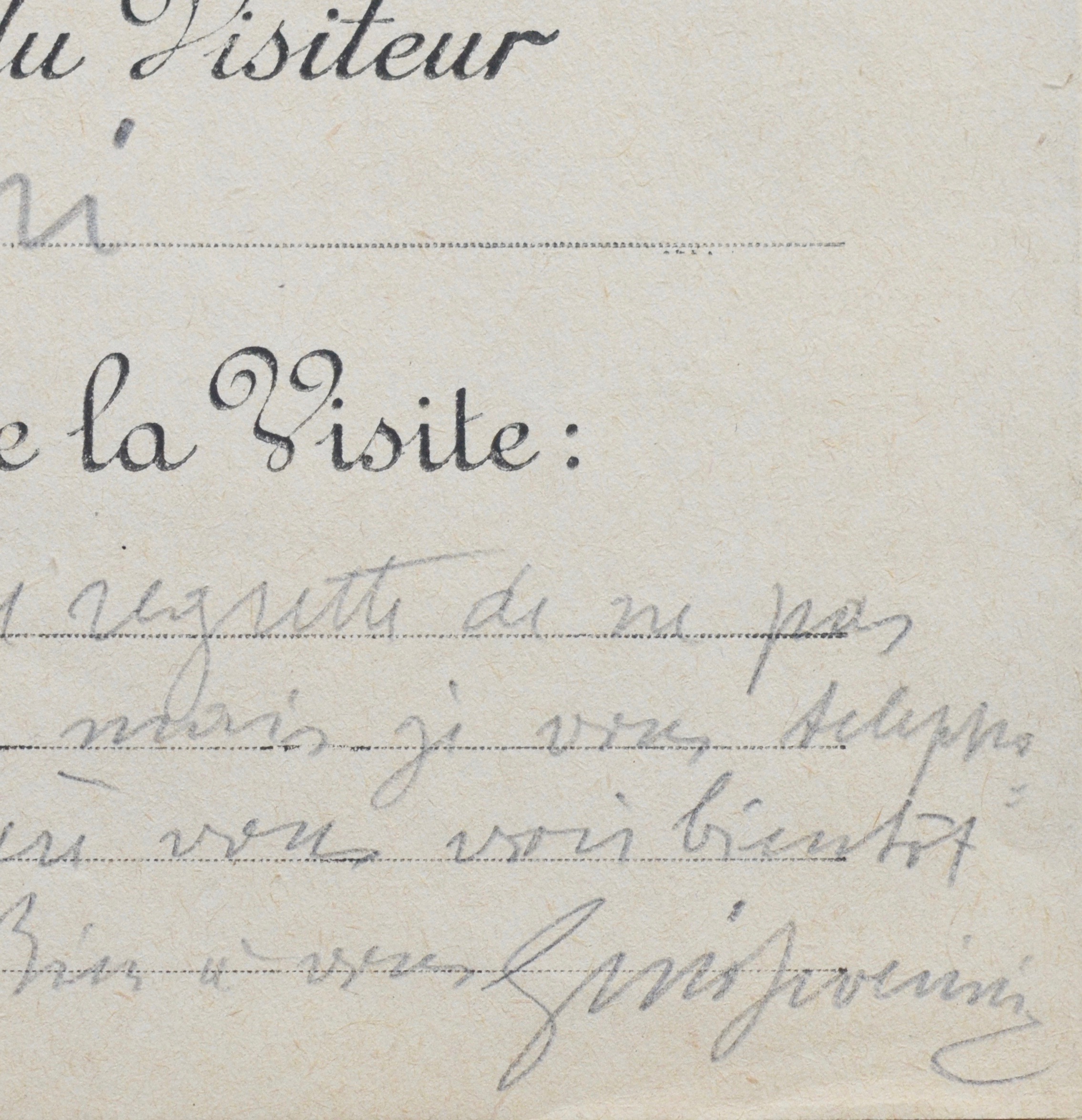 Billet du futuriste Gino Severini