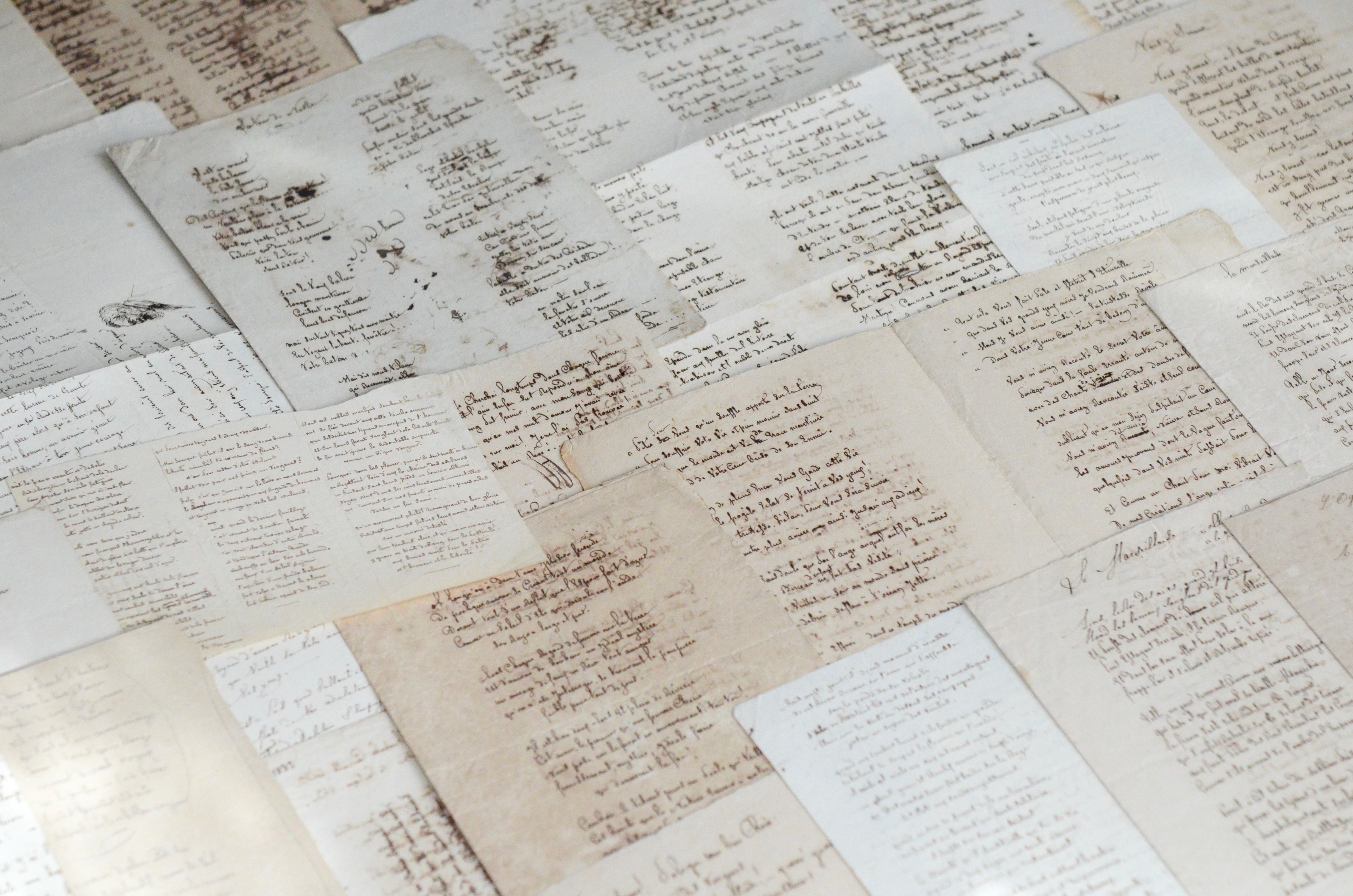 Important ensemble de poèmes d’Alfred Vanauld