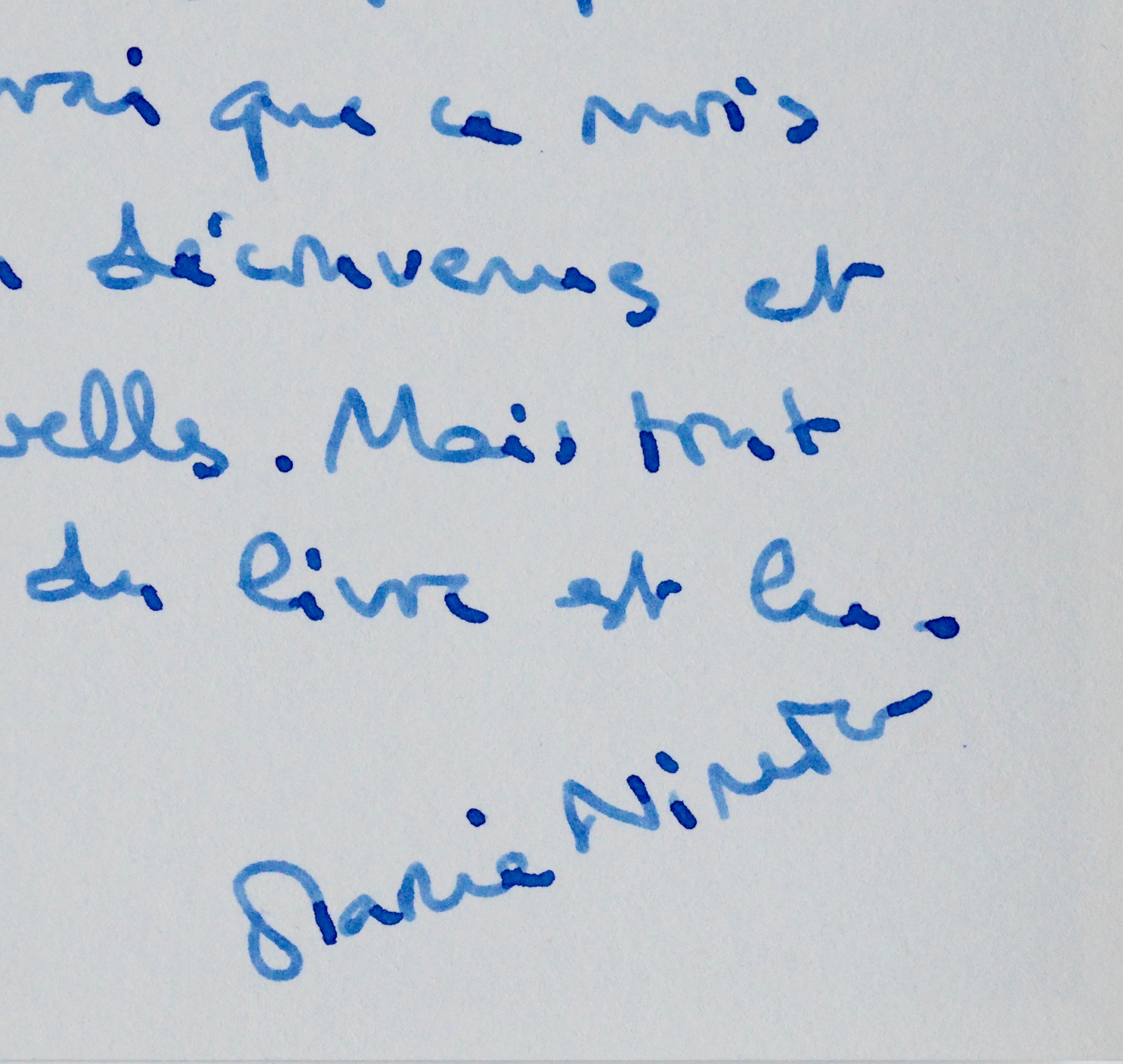 De Marie Nimier à Madeleine Chapsal