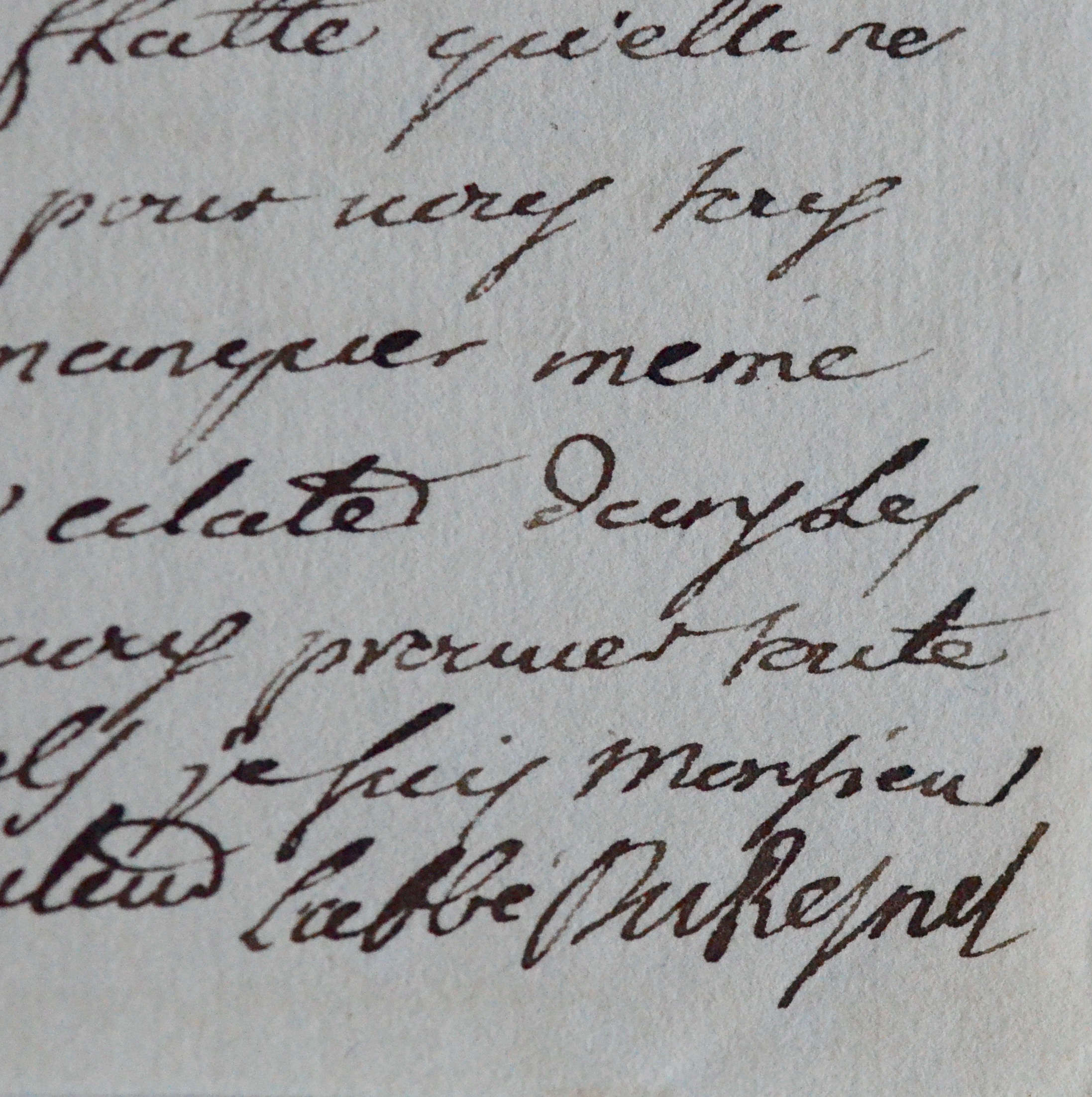 Voltaire reçoit une lettre de l’abbé Du Resnel et la commente