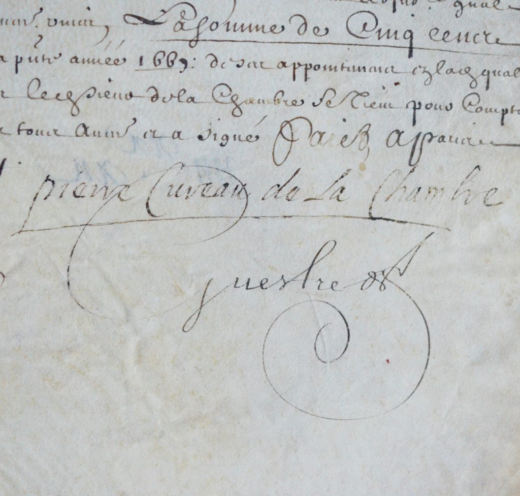 Pierre Cureau de la Chambre Traces Écrites lettres autographes