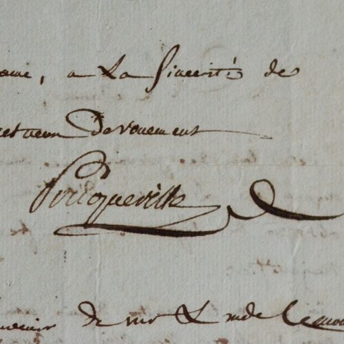 Belle lettre du voyageur philhellène François Pouqueville