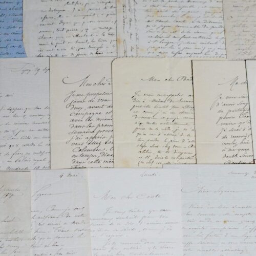 14 lettres du peintre Émile Lévy