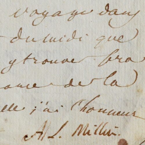 Millin de Grandmaison réfute l'inscription du tombeau de Lanuéjols.