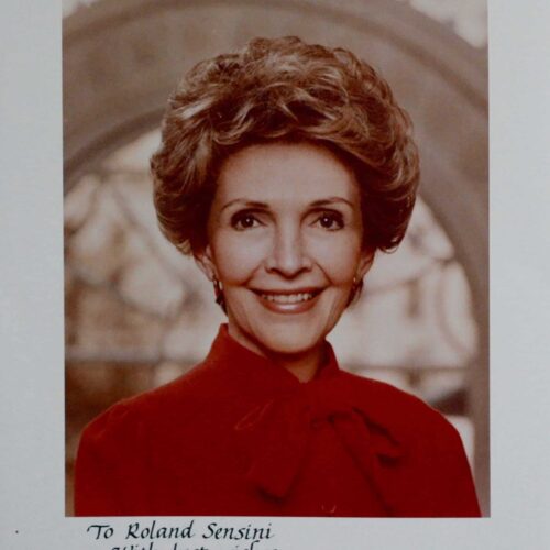 Portrait photographique signé de Nancy Reagan