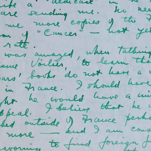 Henry Miller évoque ses livres, ses éditeurs, ses amis, la situation en Europe