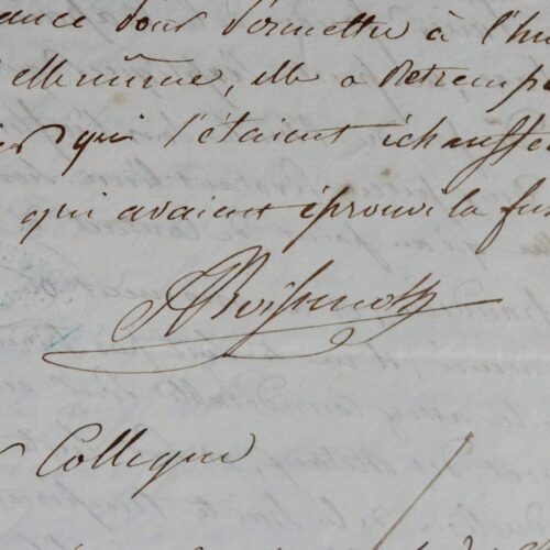 Manuscrit du chimiste Boissenot sur le soudage de deux aciers différents