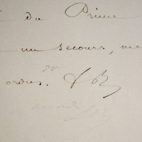 Louis Napoléon Bonaparte consent à aider la soeur de la nourrice du Prince