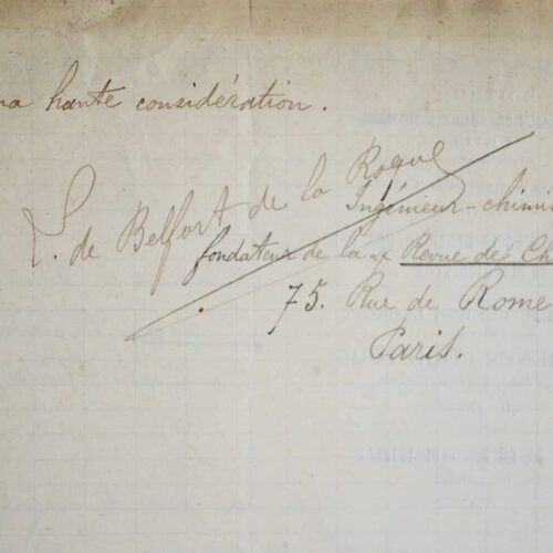 Le chimiste Belfort de La Roque évoque ses aînés, Clausius et Maxwell