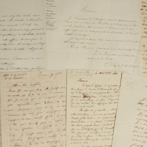 7 lettres adressées à l'orientaliste Joseph Toussaint Reinaud par des confrères