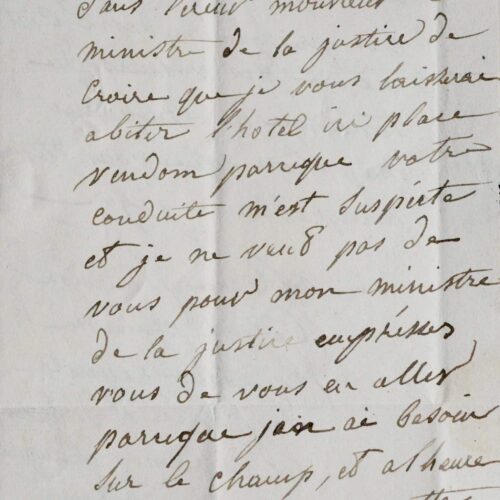 Excentrique courrier de "Marie Françoise Céleste Princesse ereditaire régente de France"