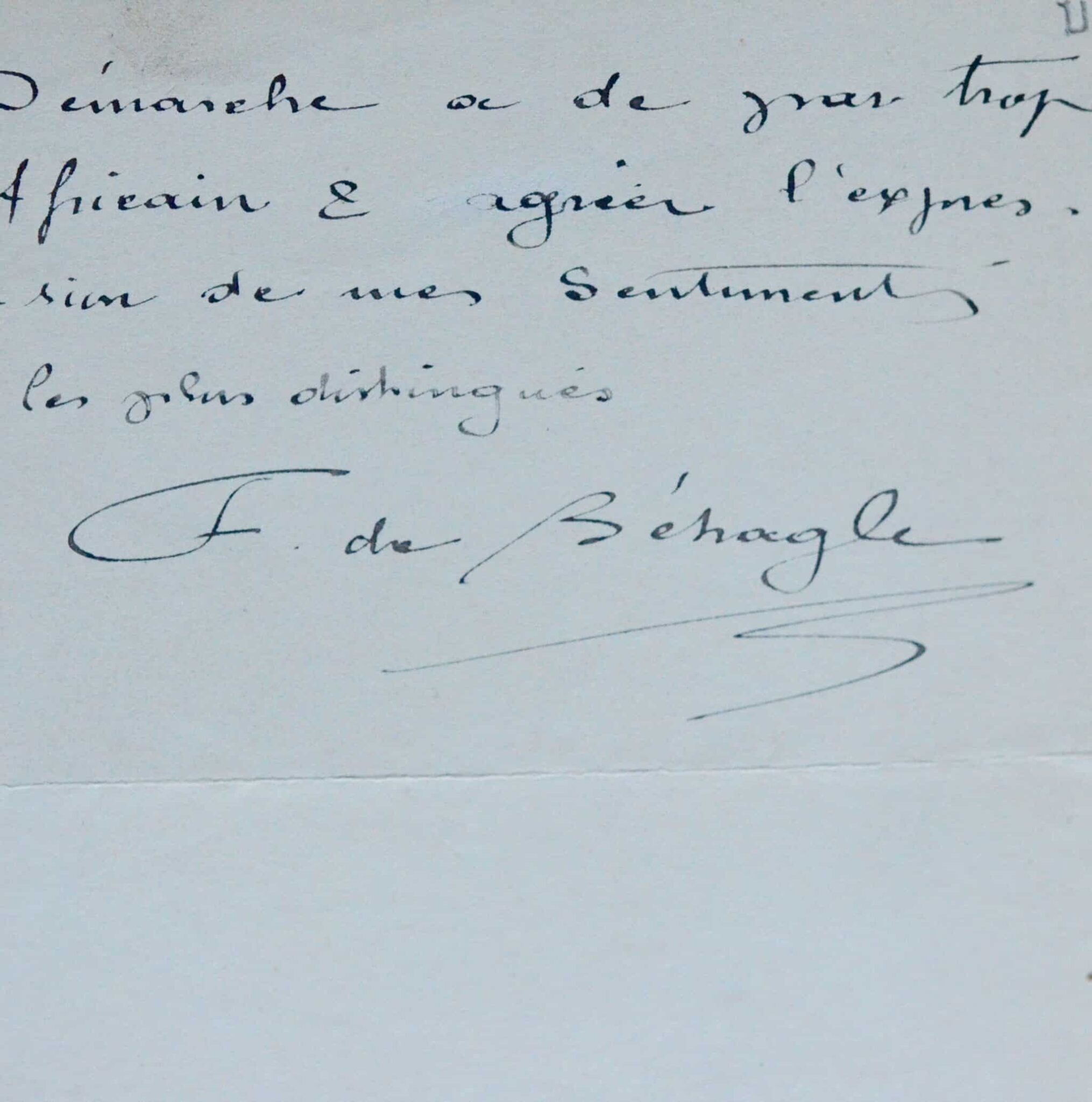 L’explorateur Ferdinand de Béhagle va rencontrer le naturaliste Paul Vuillot à Paris