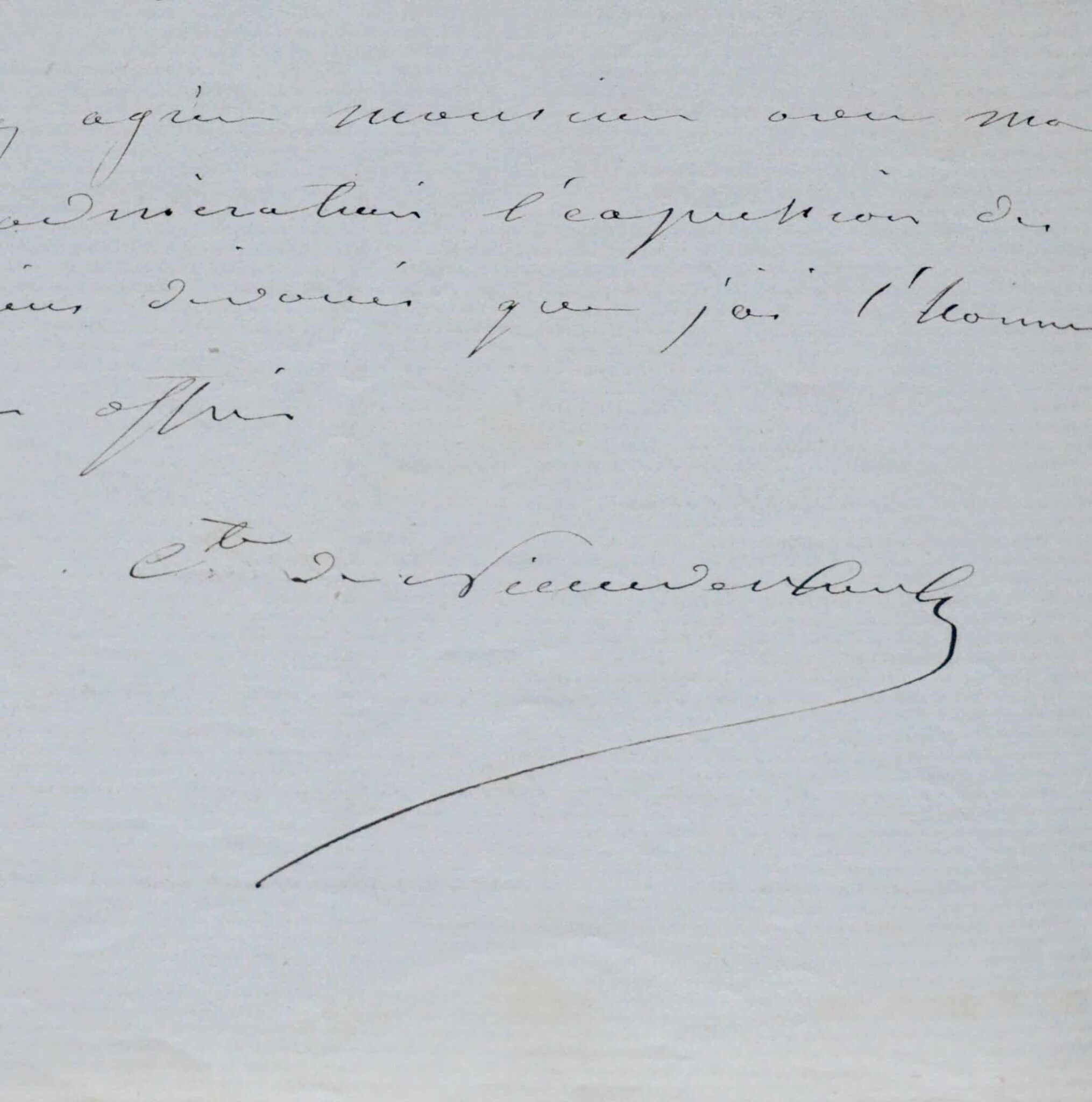 Le comte de Nieuwerkerke invite Octave Feuillet au Louvre pendant le nettoyage général