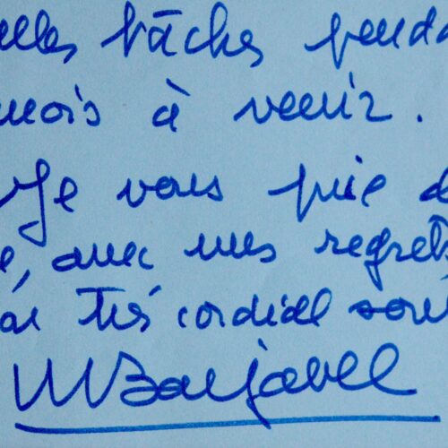 René Barjavel renonce à collaborer à une revue