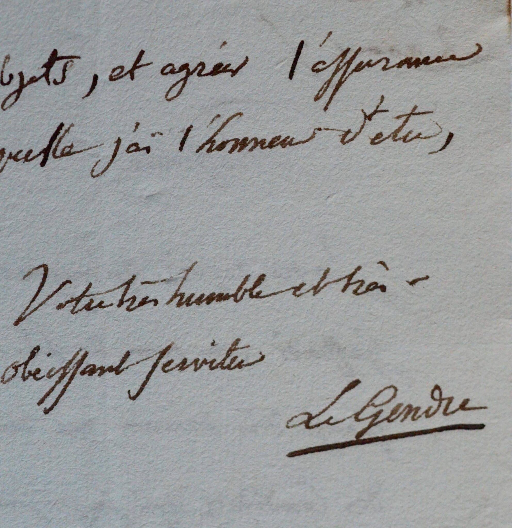 Le mathématicien Adrien-Marie Legendre chargé de l’examen des candidats aux Poudres et salpêtres
