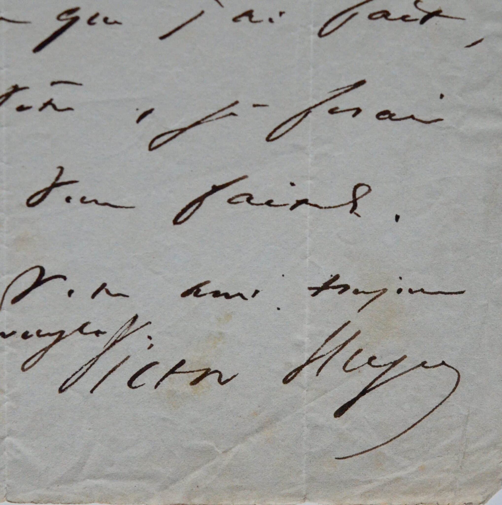 Victor Hugo à Thouret emprisonné : « Je vous aime toujours et je vous approuve en tout »