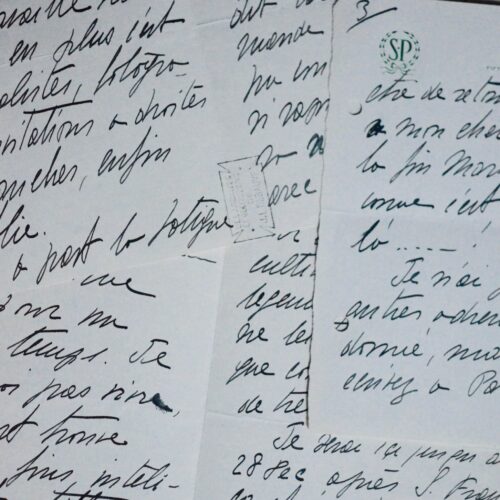Longue et belle lettre de la danseuse La Argentina lors de sa tournée américaine