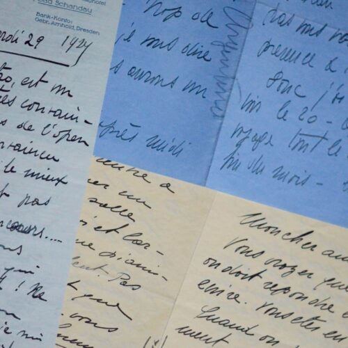 Trois lettres de la danseuse espagnole La Argentina, adressées au mime Georges Wague