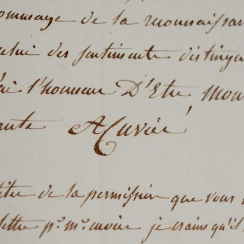 Anne-Marie Cuvier apprend l'arrivée de son mari auprès d'Élisa Bonaparte, à Pise