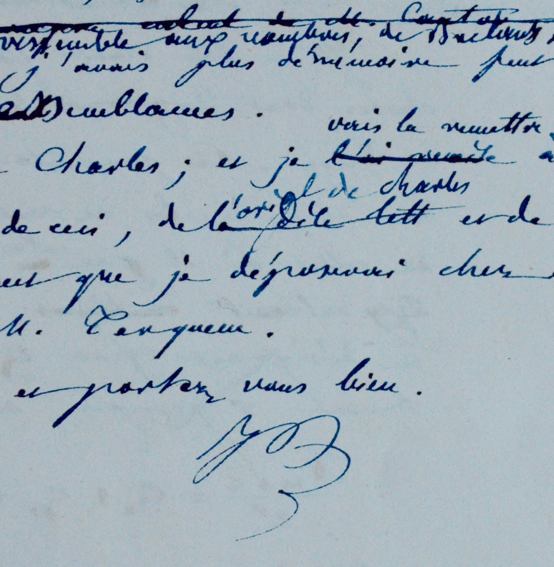 Belle lettre de mathématiques de Bienaymé à Michel Chasles, au sujet de la formule de Cantor