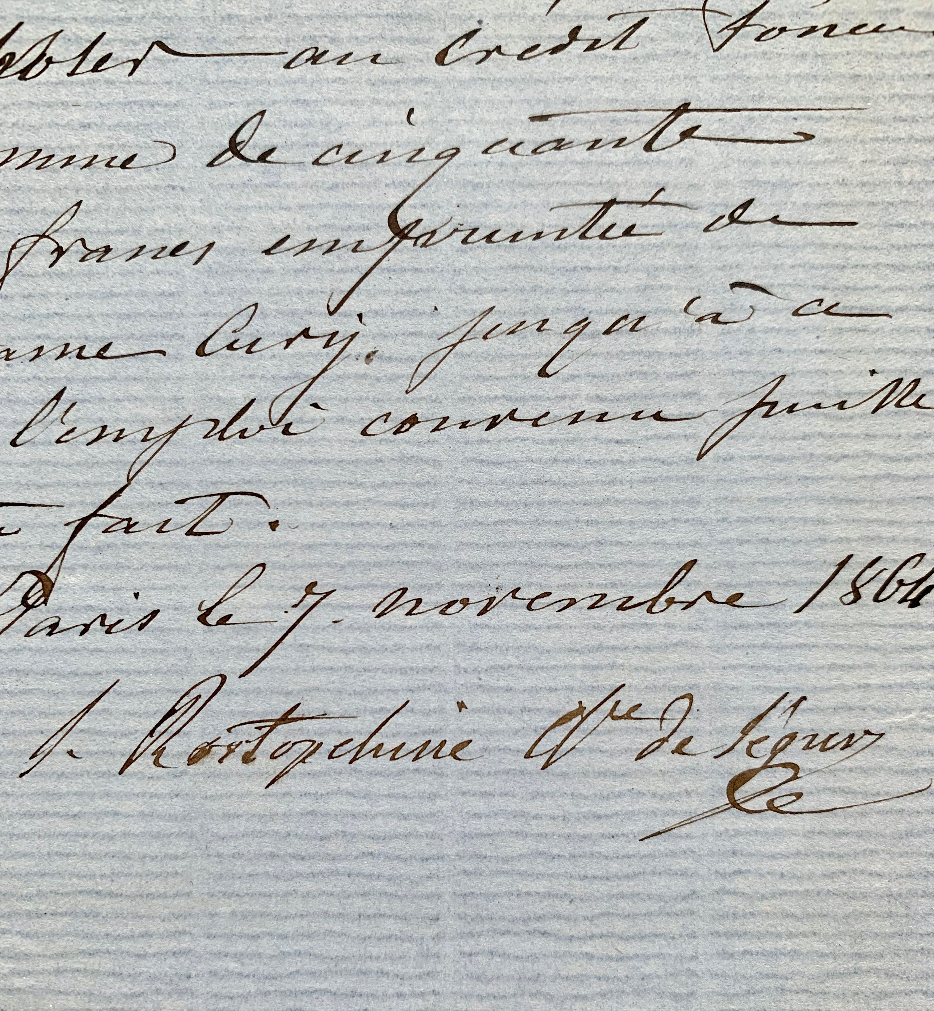 La comtesse de Ségur fait un dépôt en banque